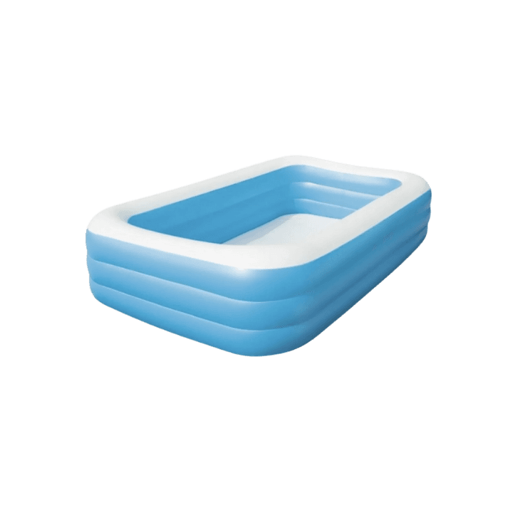 Bestway Large Rectangular Inflatable Swimming Pool – 3-Layer Thickened Family Pool for Adults & Kids (305cm x 183cm x 56cm)