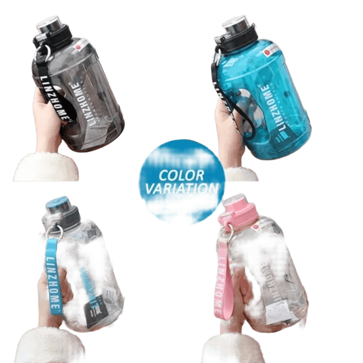 Leak‑Proof Sports Water Bottle with Carry Loop – Gym & Travel Hydration Bottle (Approx. 600–750 ml)