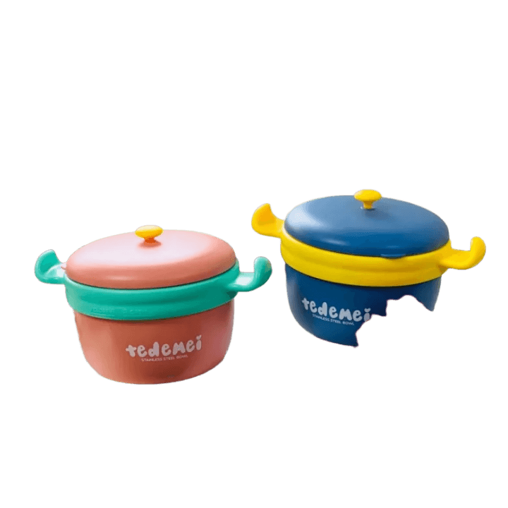Kylo Stainless Steel Baby Feeding Cup with Fork & Spoon Set