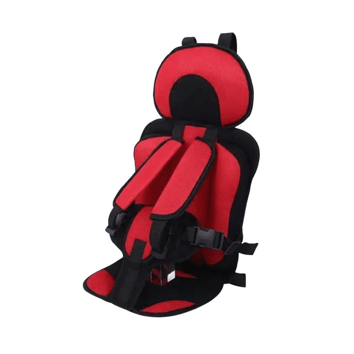 Adjustable Baby Car Cushion Seat with Safety Belt – Portable Travel Cushion for Kids