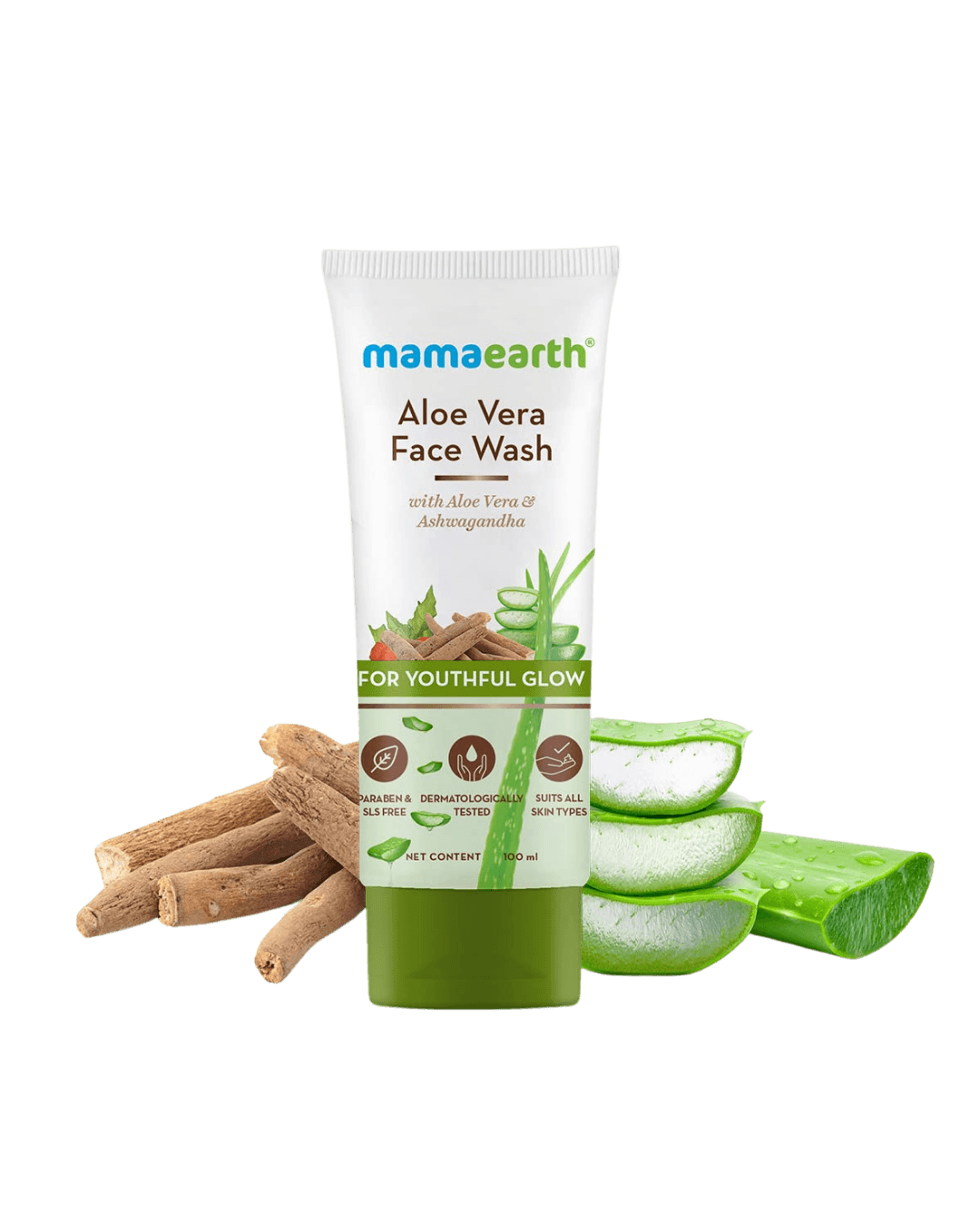 Mamaearth | Aloe Face Wash |Aloe Vera & Glycerin |for a Youthful Glow |100 ml