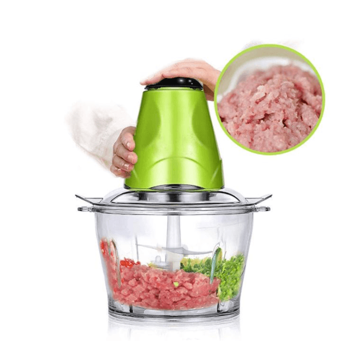 2L Multifunctional Electric Meat & Vegetable Grinder Food Processor