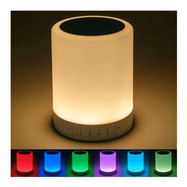 Night Light Bluetooth Speaker 2-in-1 Wireless Speaker with Color Changing LED
