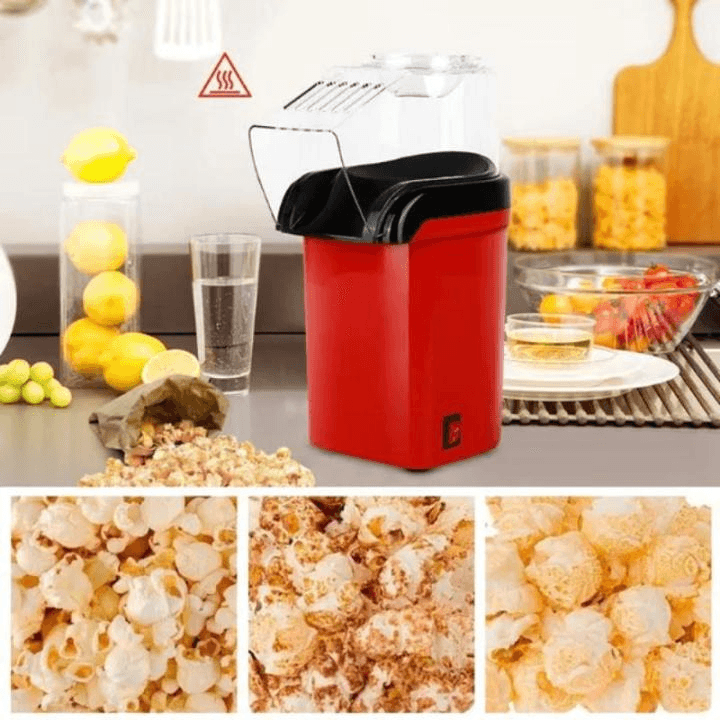 Hot Air Popcorn Maker – Electric Mini Popcorn Machine for Home, Family & Party