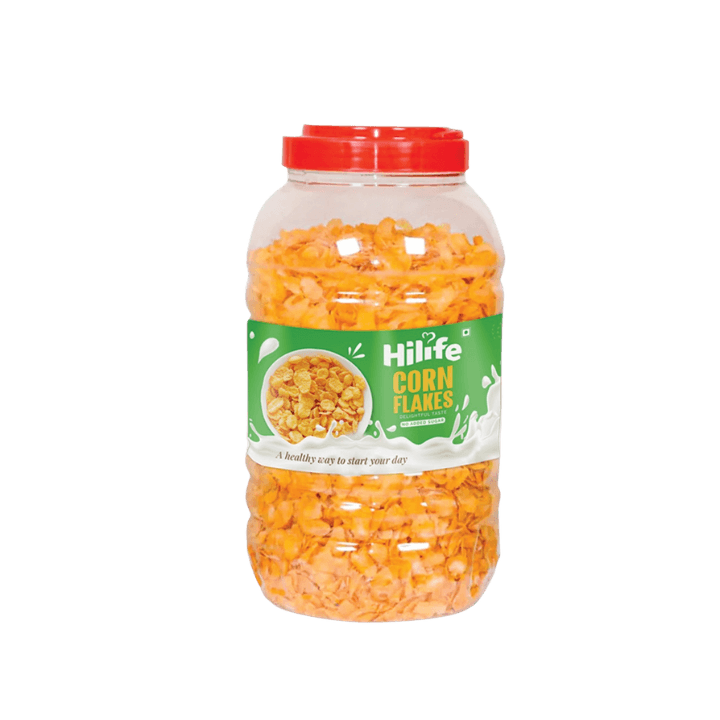Sugar-Free Cornflakes 800g Jar – Simply Crunchy, High Fibre Breakfast Cereal