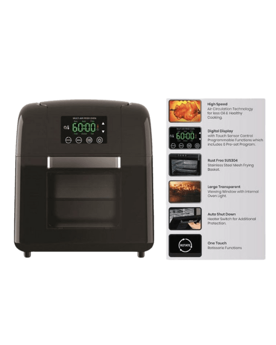 Khind Air Fryer with Oven 9.5Ltr ARF9500 (Malaysian Brand)