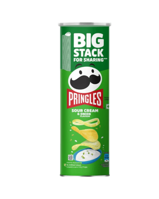 Pringles Sour Cream & Onion Chips 102g
