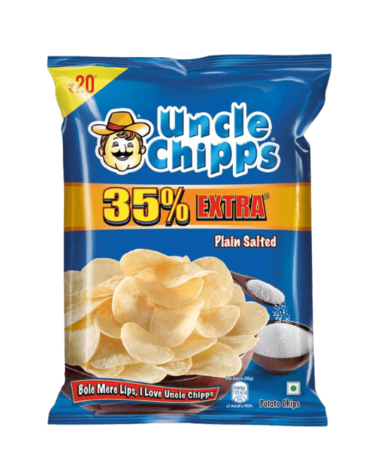 Uncle Chipps Plain Salted . 48g