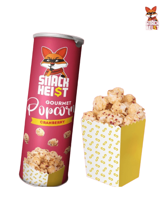 Snackheist Gourmet Popcorn Cranberry Flavour
