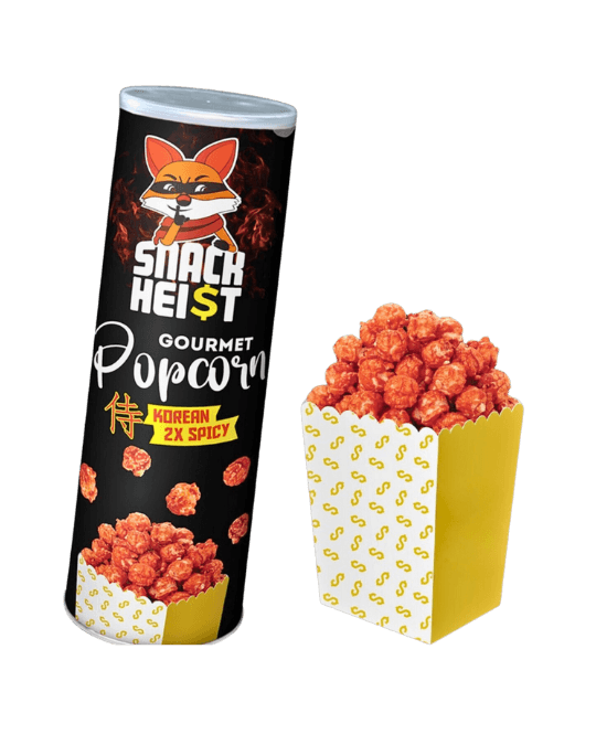 Snackheist Gourmet Popcorn Korean 2XSpicy Flavor