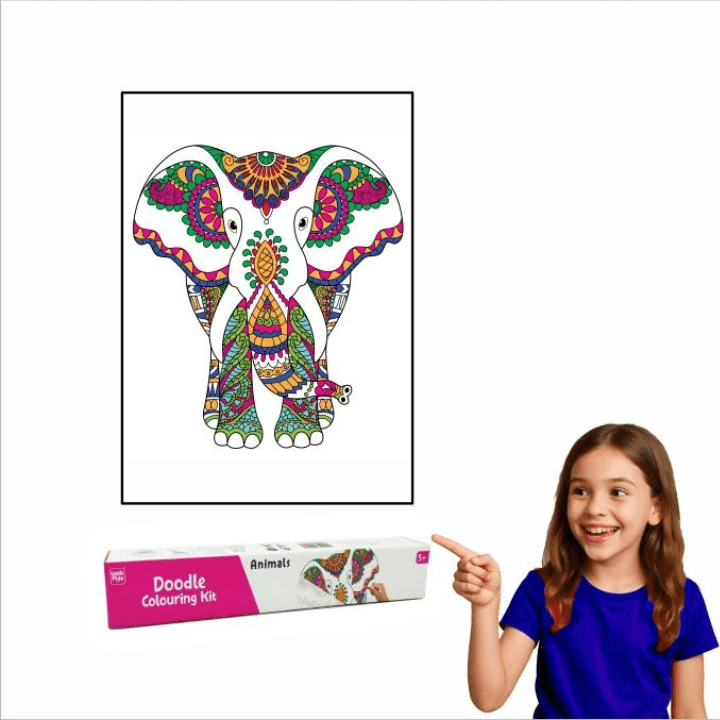 Doodle Colouring Kits – Animals & Birds