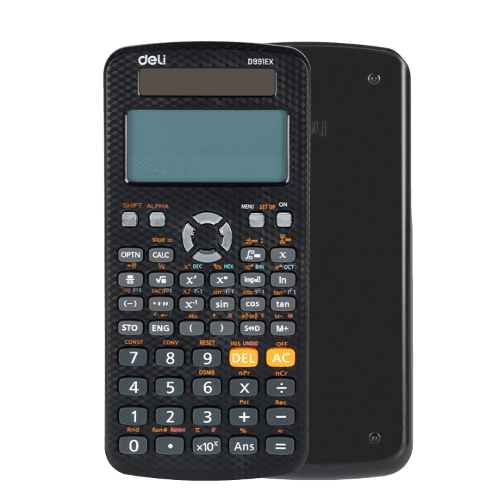 DELI Scientific Calculator D991EX – 552-Function Dual-Line Calculator