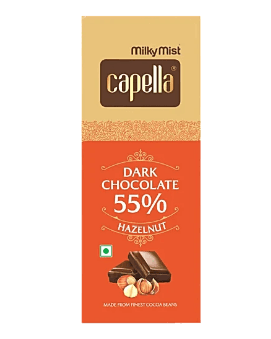 Milky Mist Capella 55% Dark Chocolate - Hazelnut, 80 g