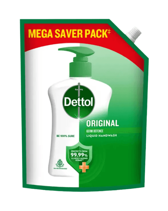 Dettol Original Germ Defence Liquid Handwash refill pack 1350 ml |