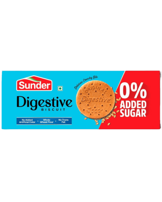 Sunder Digestive Biscuits  0% added sugar