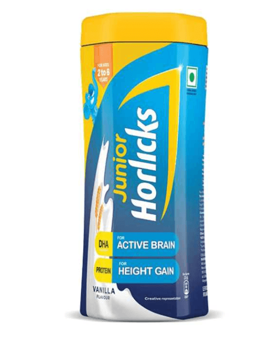 Junior Horlicks Vanilla Flavour 500gm