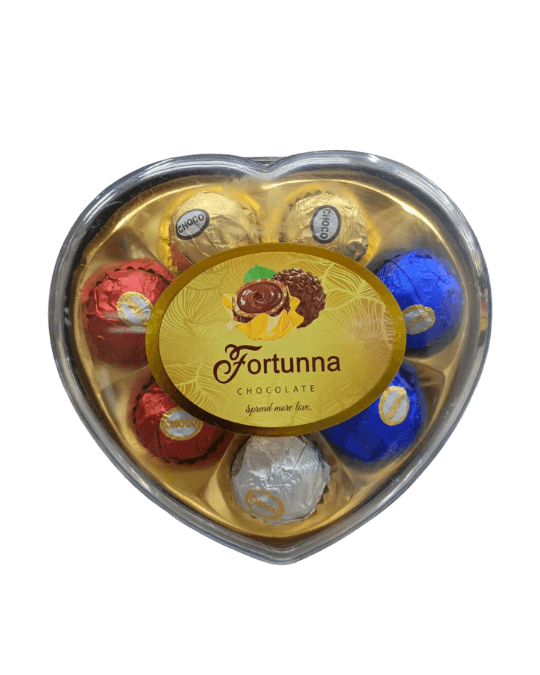 Fortunna Choco Heart mix Gift Box 100gm