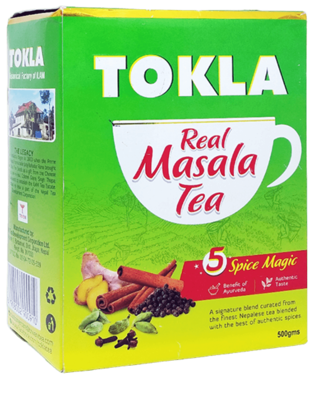 Tokla Real Masala Tea  5 Spice Magic 500gm
