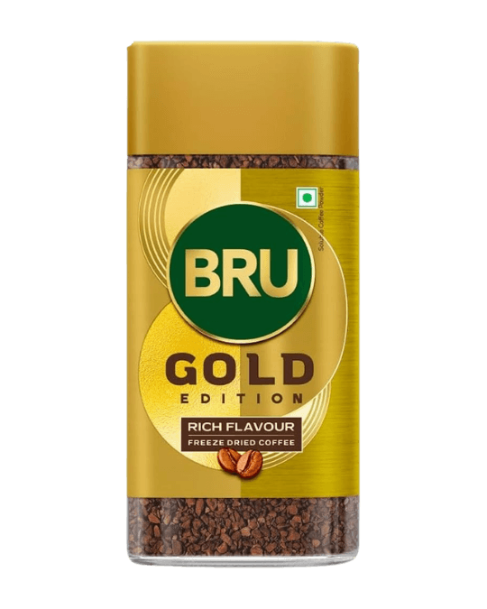 Bru Gold Edition Rich Flavour Freeze Dried Coffee 100gm