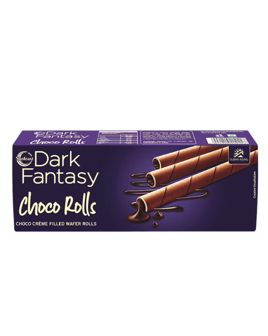Sunfeast Dark Fantasy Choco Rolls 60G