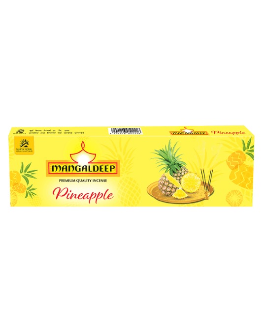 Mangaldeep Pineapple Incense sticks 84 sticks with free matchbox