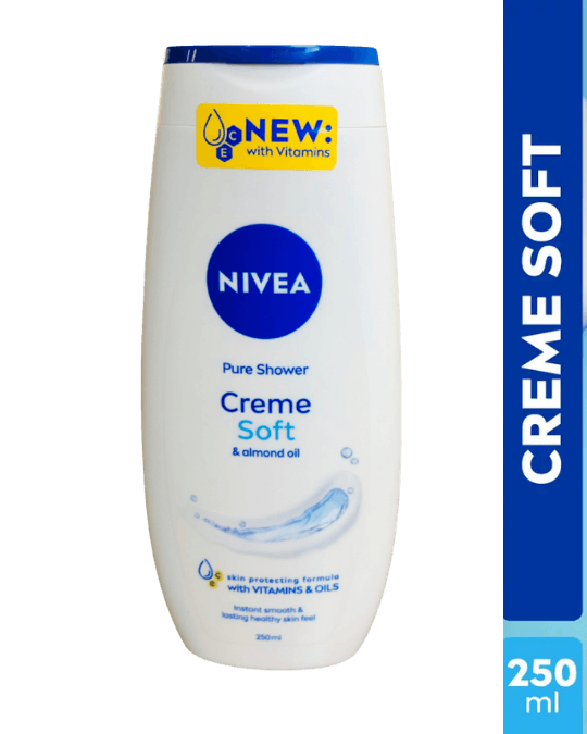 NIVEA Pure Shower Creme Soft & almond oil 250ml