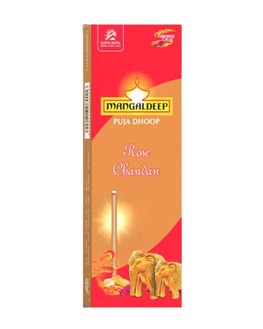 Mangaldeep Puja Dhoop Rose Chandan 7 Sticks.