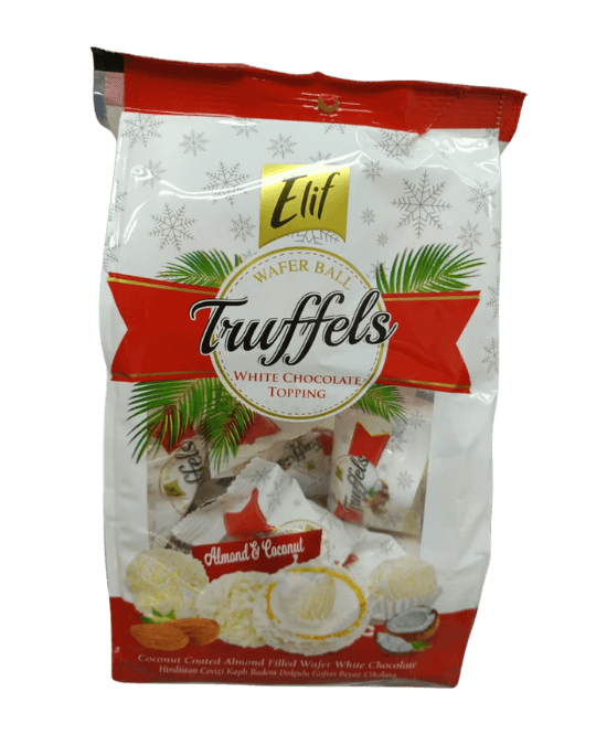 Elif Chocolate Elif Wafer Ball Truffles Almond & Coconut 250gm