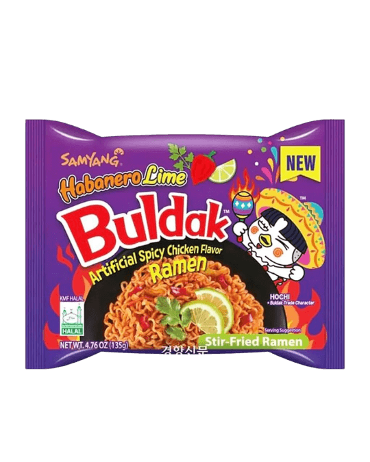 Buldak Habanero Lime Hot Chicken Flavor Ramen 1 pack
