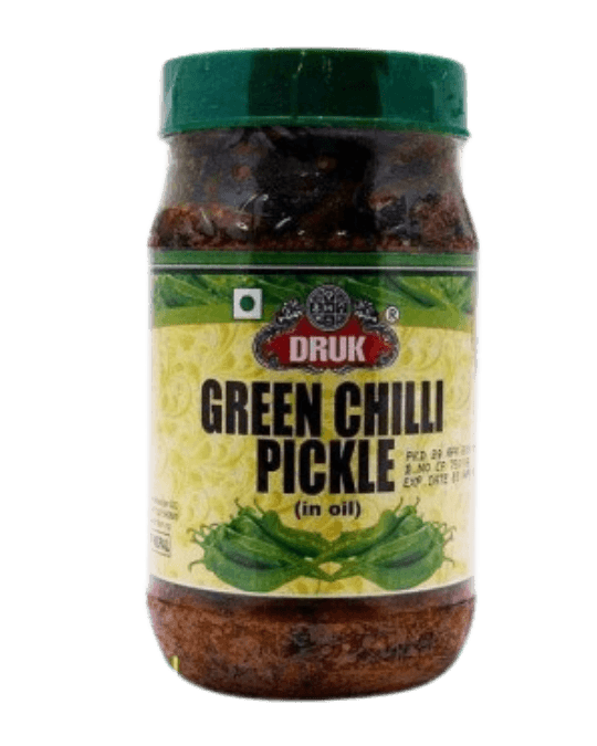 Druk Green Chilli Pickle (in oil) 450gm