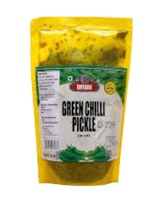 DRUK Green Chilli Pickle (in oil) 200gm