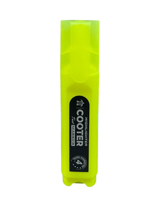 "COOTER" brand marker with a "4" guarantee.