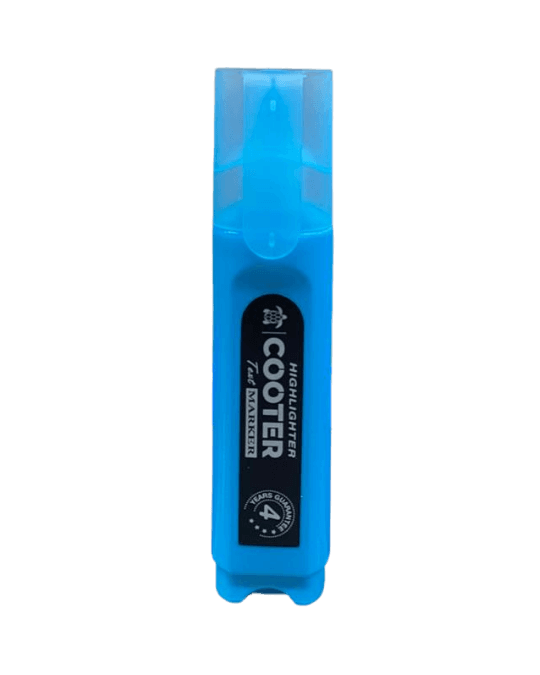 Cooter brand highlighter marker.