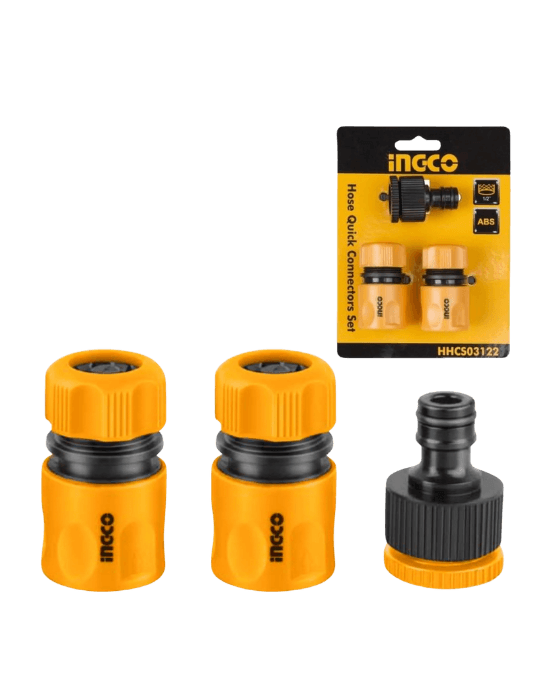 INGCO 3-Piece Hose Quick Connectors Set.