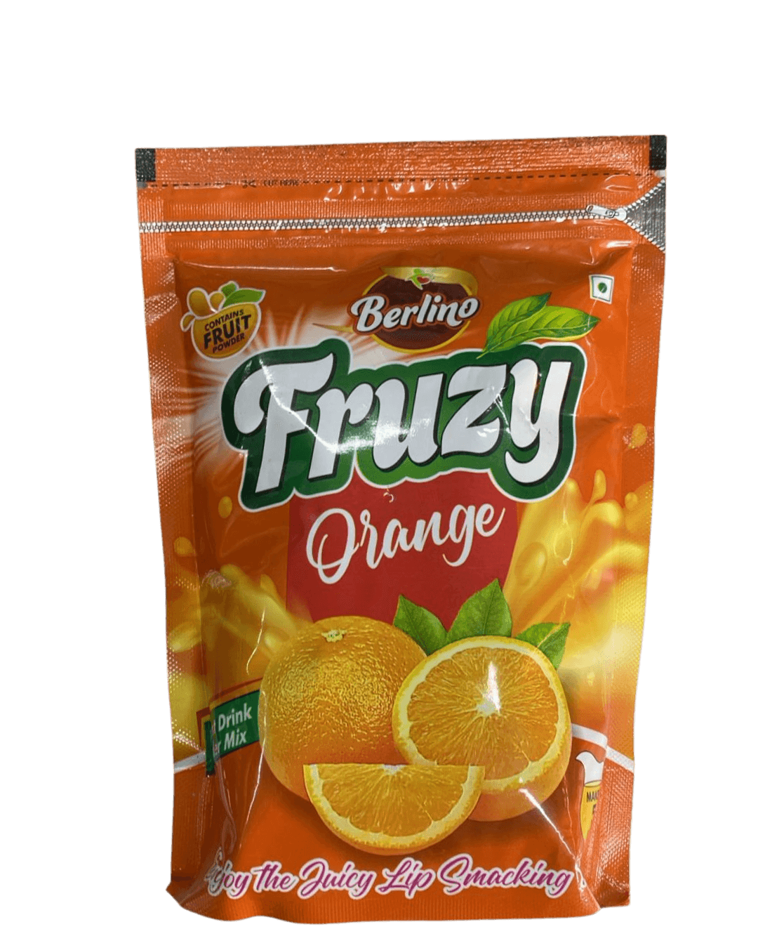 Berlino Fruzy Orange instant fruit drink powder mix 400gm