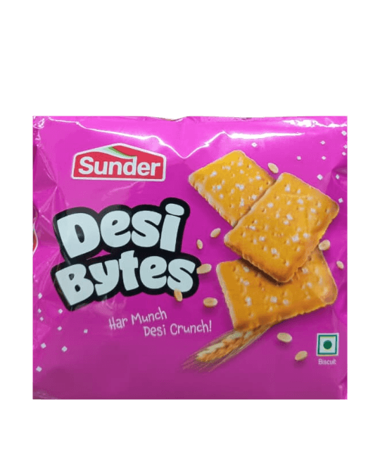 Sunder Desi Bytes biscuits 125gm