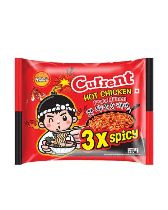 Current 3X Spicy Hot Chicken Flavor Ramen 100gm