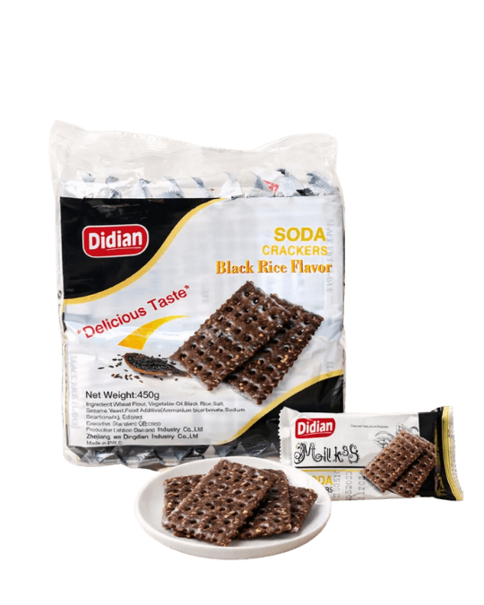 Didian Soda Crackers (Black Rice Flavor) 450gm |