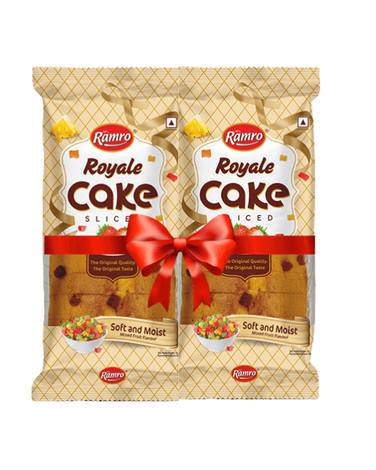 Ramro Bakes Royale Mixed Fruit Slice Cake Buy One  Get One Free 200gm