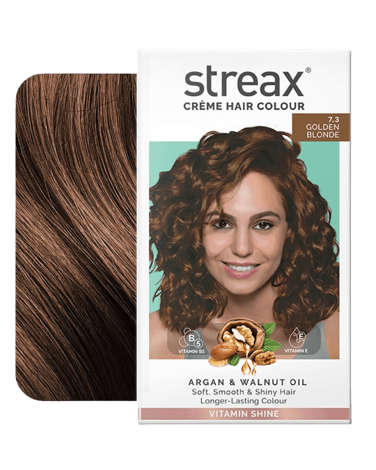 Streax Crème Hair Colour in shade 7.3 Golden Blonde