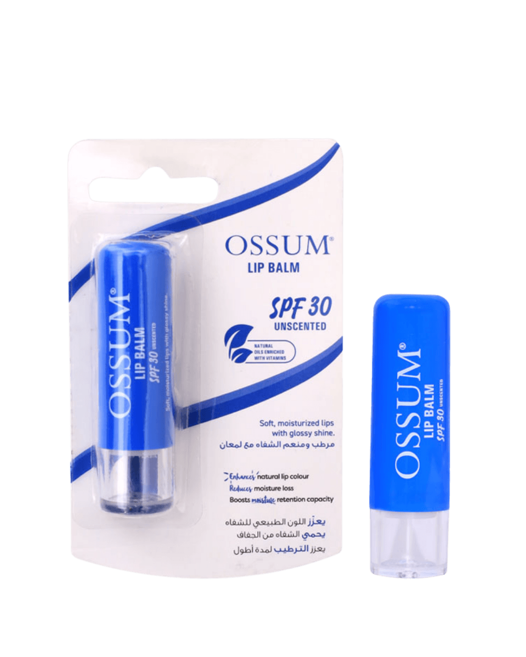 Ossum Lip Balm SPF 30 Unscented 4.5gm