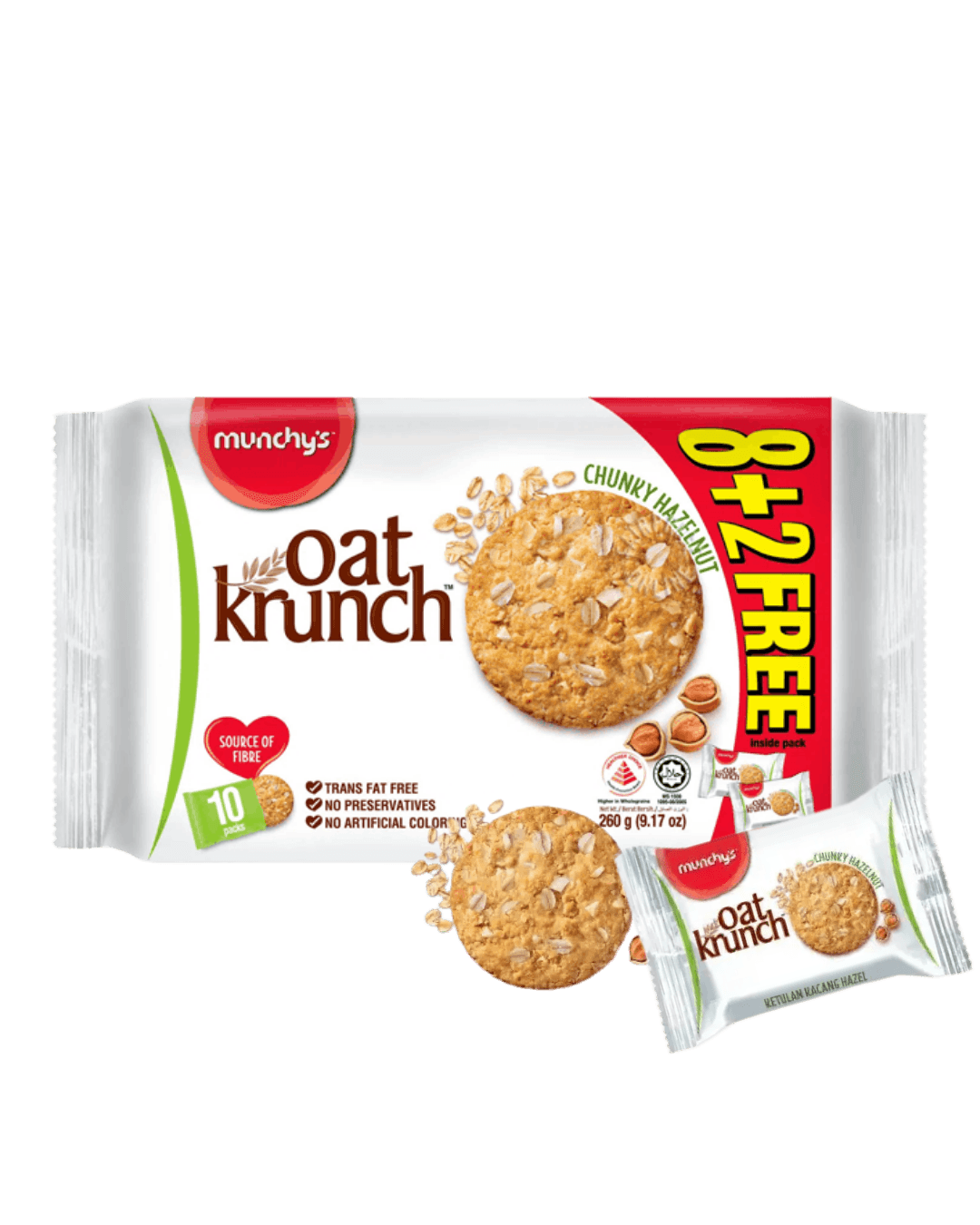 Munchy's Oat Krunch Chunky Hazelnut 260gm