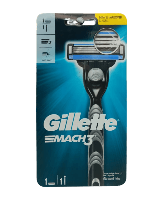 Gillette Mach3 men's shaving razor.