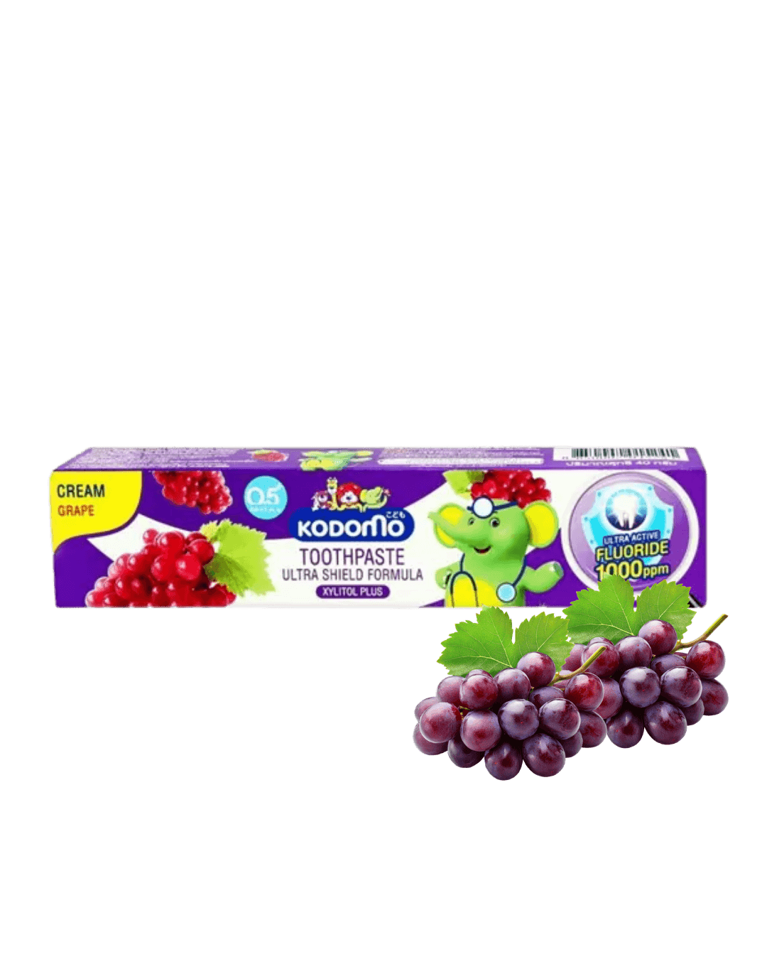 Kodomo Kids Toothpaste Cream (Cream Grape Flavor) 40gm