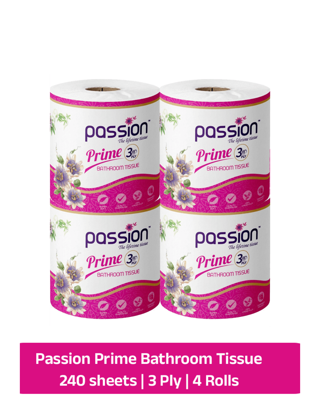 Passion Prime 3-Ply Bathroom Tissue