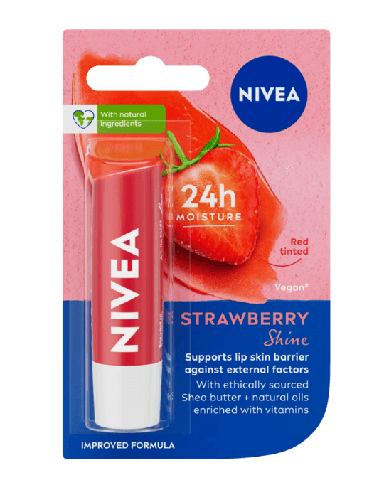 NIVEA Strawberry Shine Lip Balm