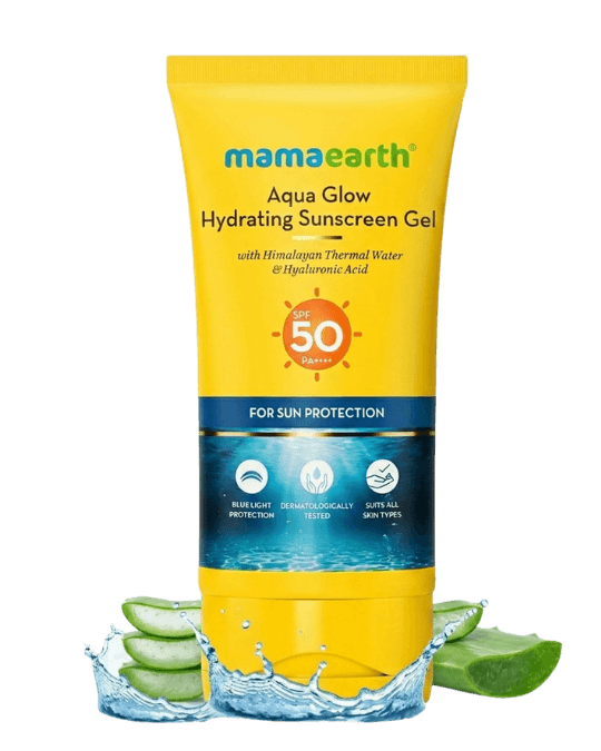 Mamaearth Aqua Glow Hydrating Sunscreen Gel 50gm