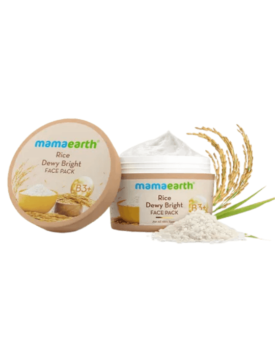 Mamaearth Rice Dewy Bright Face Pack 200gm