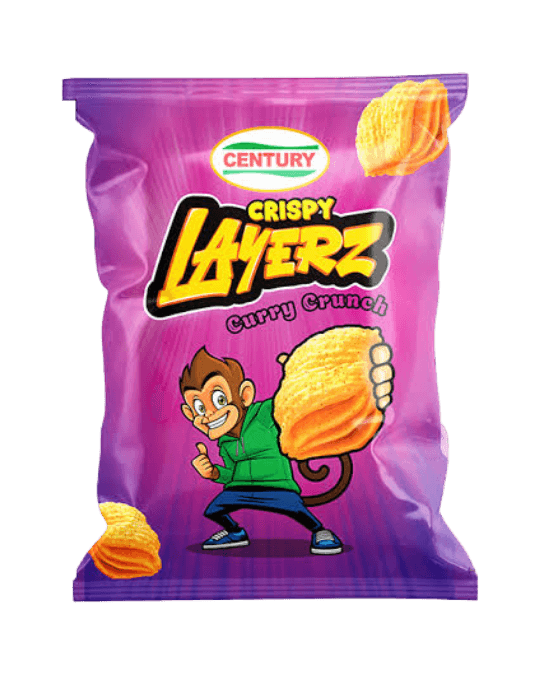 Century Crispy Layerz Curry Crunch 40g