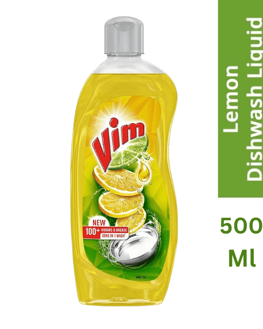 Vim Lemon Dishwash Liquid Gel 500ml
